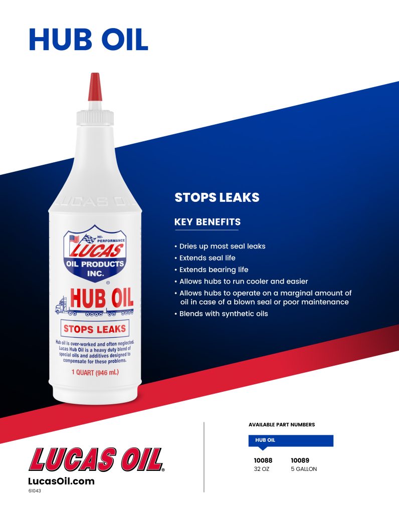 Hub Oil Flyer