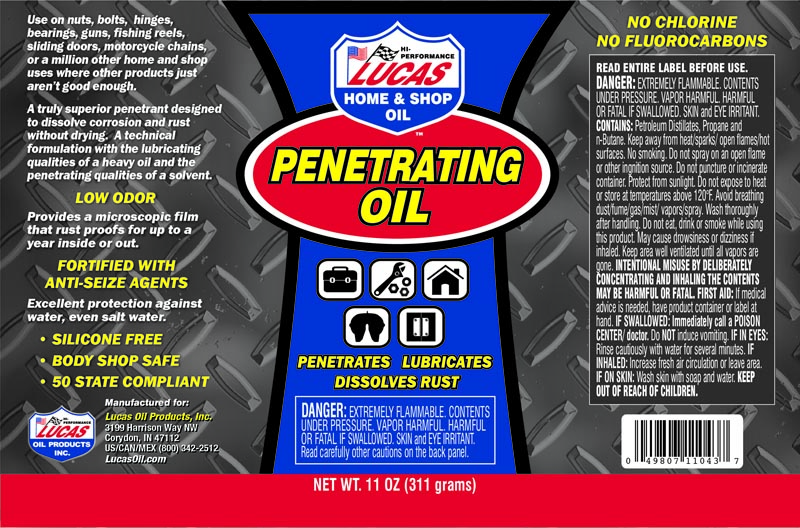 Penetrating Oil - 11oz (Label)