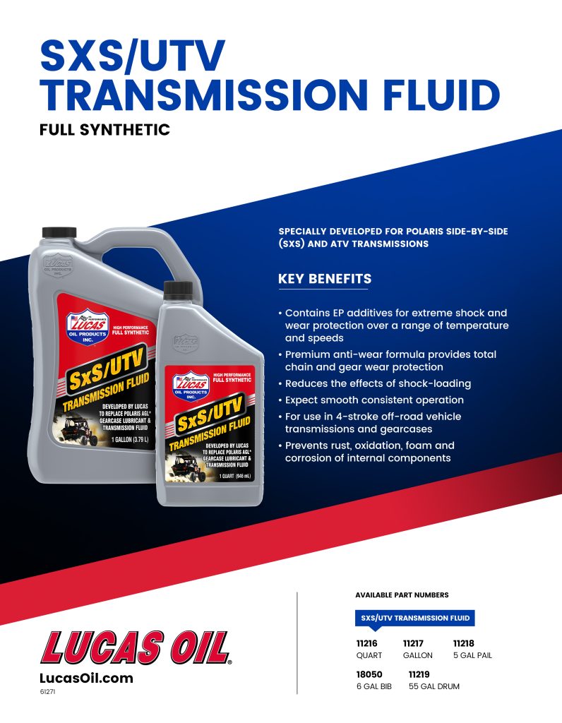 SxS Tranmission Fluid Flyer